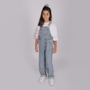 Salopette fille en jeans
