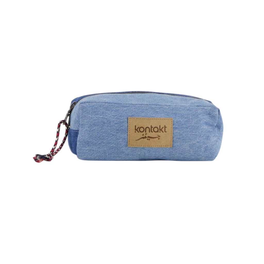 Trousse kontakt bi-couleurs en jeans