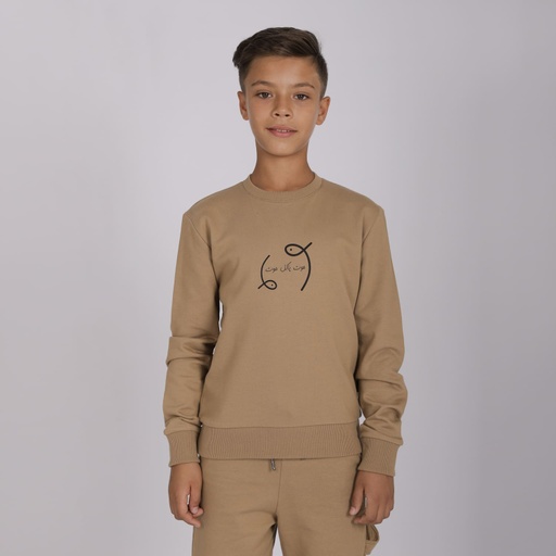 [05-010-36-176-K156-10/12A] Sweat garçon حوت ياكل حوت (10/12A)
