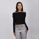 T-shirt femme manches longues col bateau