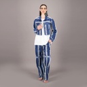 Veste bi-couleurs oversized unisexe en jeans UPCYCLING METHODS - TUNIS FASHION WEEK 2024