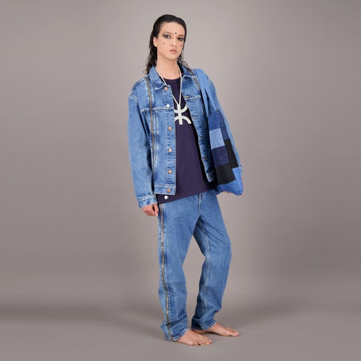 [01-010-01-522-K419-24] Baggy jeans unisexe Modular - TUNIS FASHION WEEK 2024 (24)