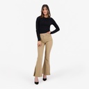 T-shirt côtelé femme manches longues