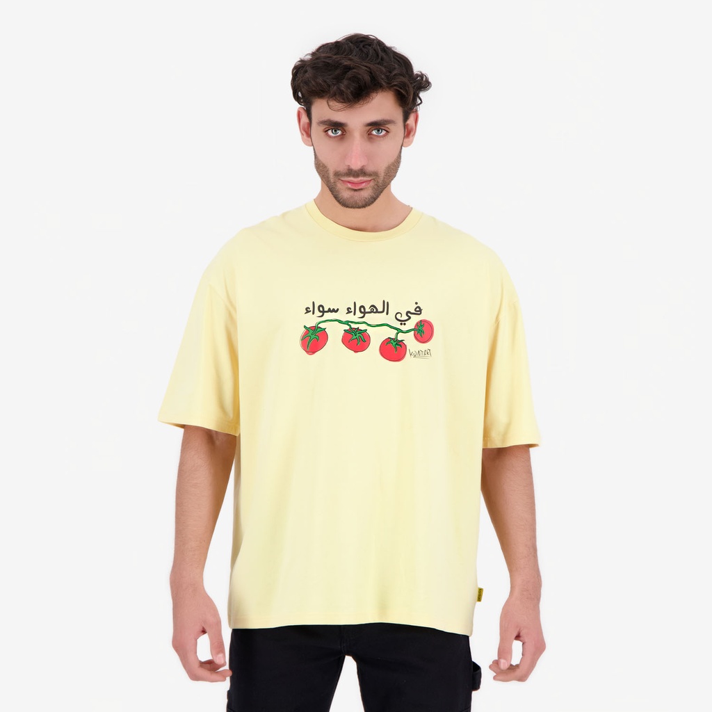 T-shirt oversized homme manches courtes في الهواء سواء