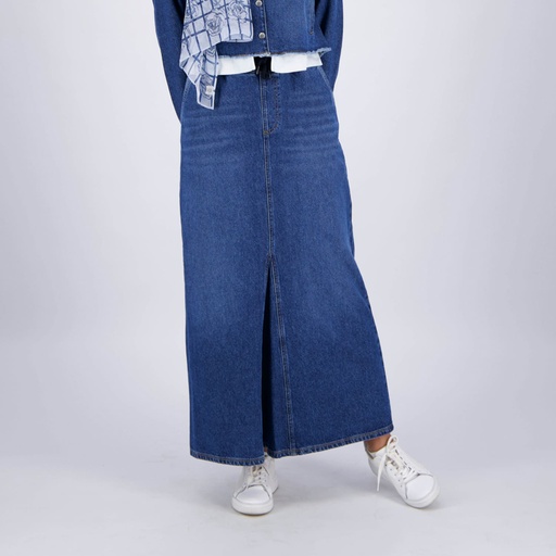 Jupe maxi femme en jeans- MYRIAM