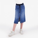 Jupe midi fille en jeans