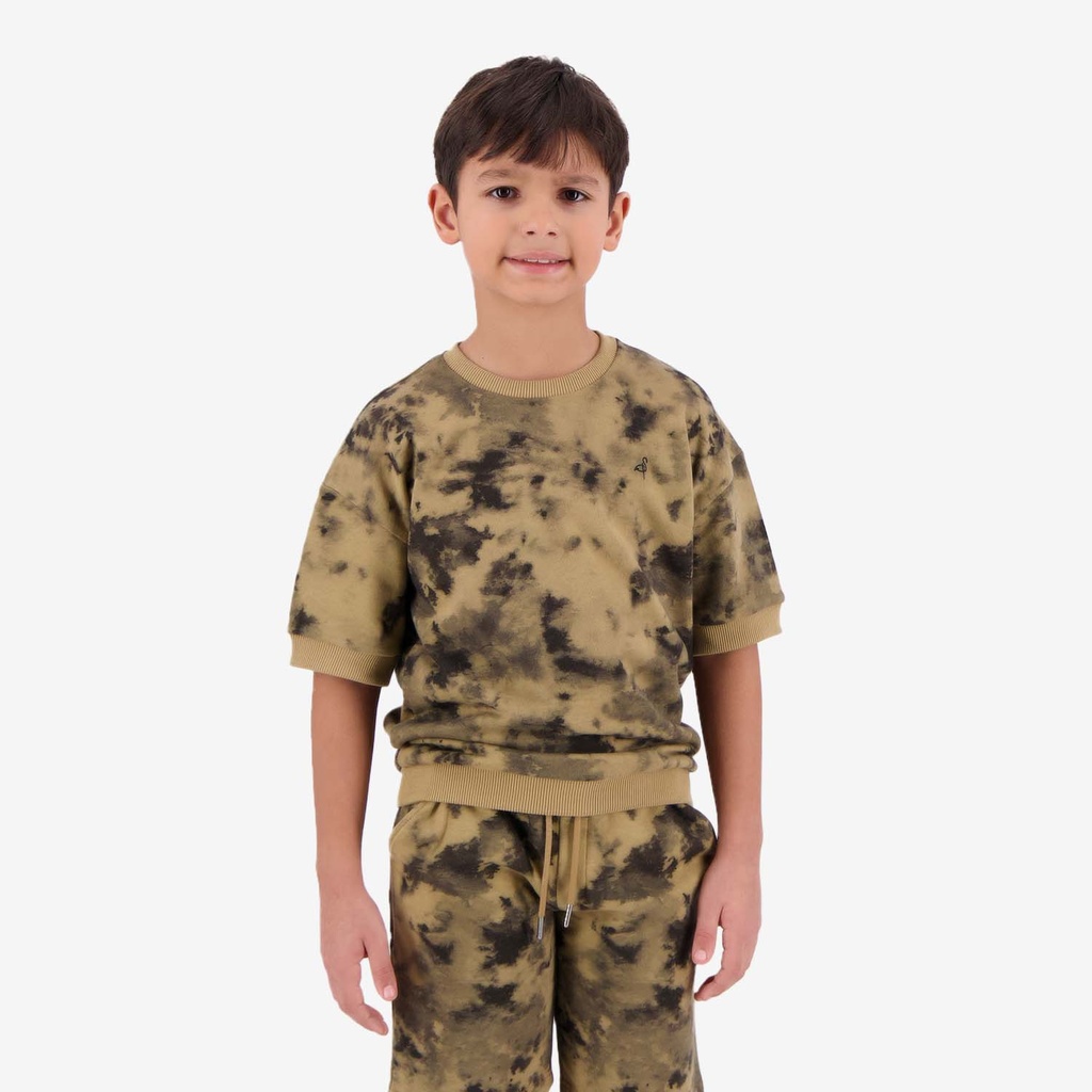 Sweat garçon manches courtes tie &amp; dye