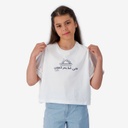 T-shirt sur taille fille manches courtes على شط بحر الهوى