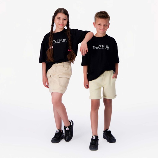 [05-010-02-736-K040-10/12A] T-shirt oversized unisexe  manches courtes TOZEUR (10/12A)