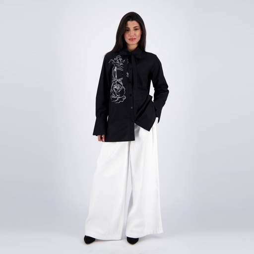 Chemise papillon femme en chaine &amp; trame