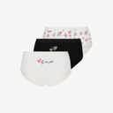 Lot de 3 Hipster femme en coton