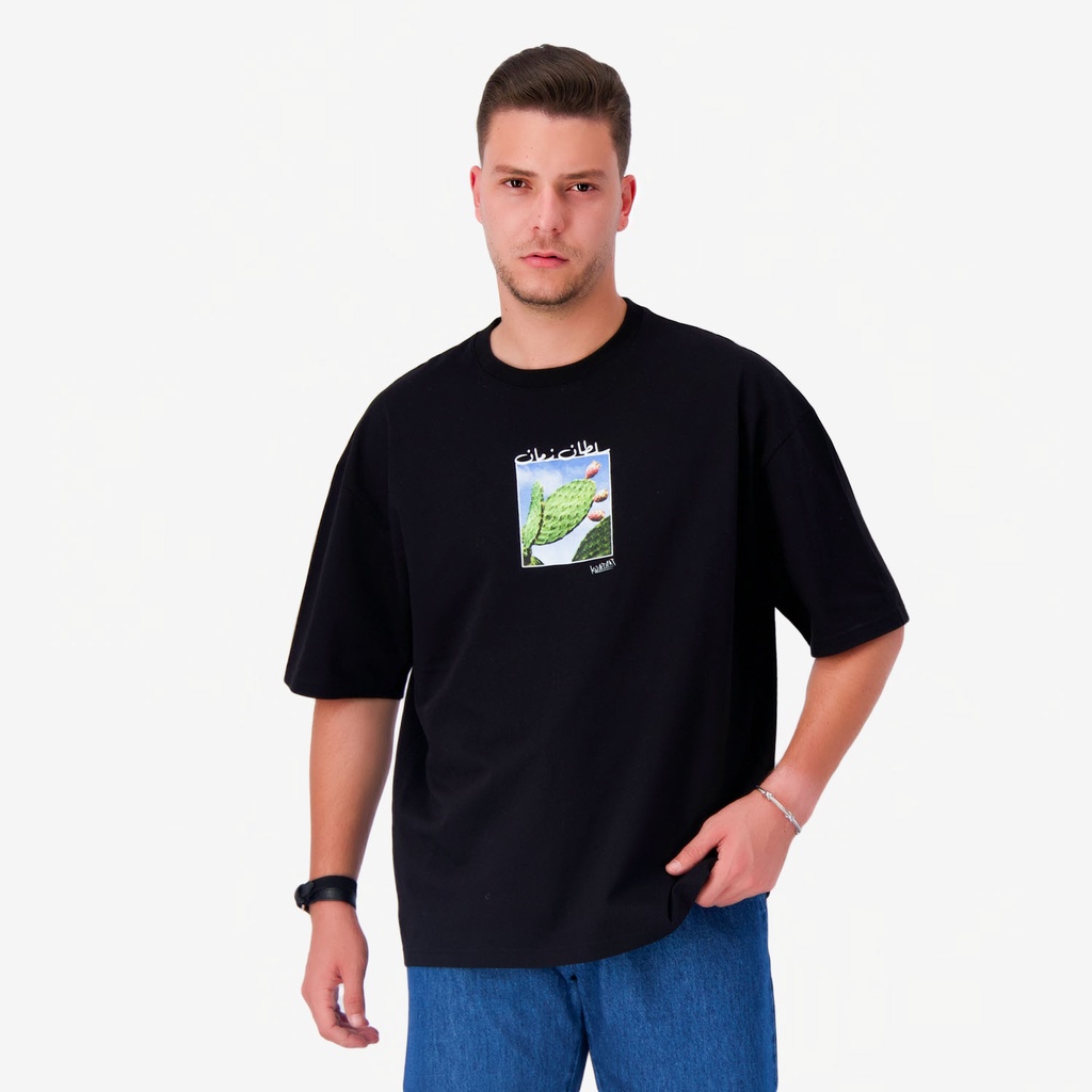 T-shirt oversized homme  manches courtes سلطان زمان