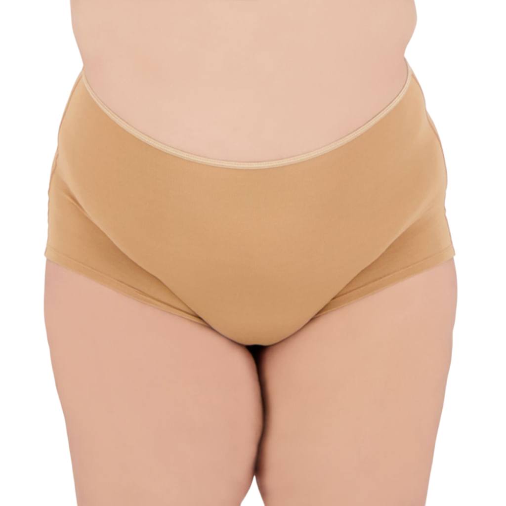 Culottes femme grande taille en microfibre extensible