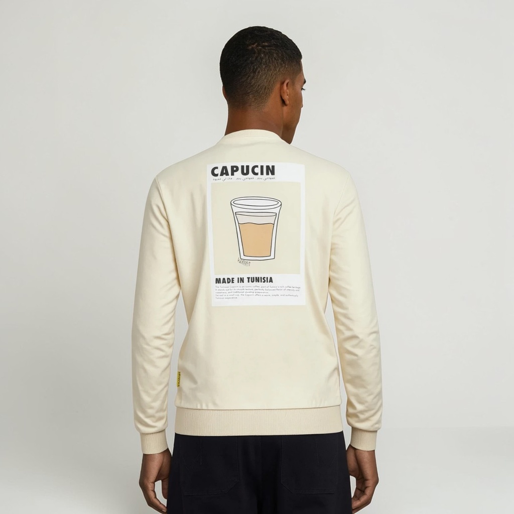 Sweat homme manches longues CAPUCIN