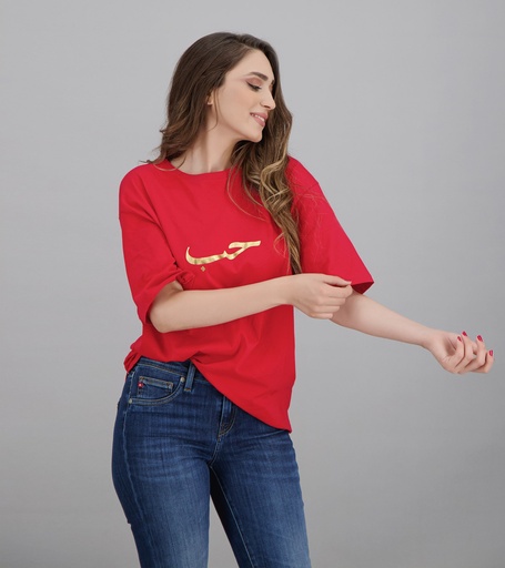 T-shirt femme oversized manches courtes HOB