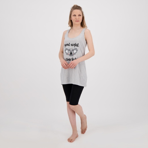 Robe de pyjama femme sans manches KOALA