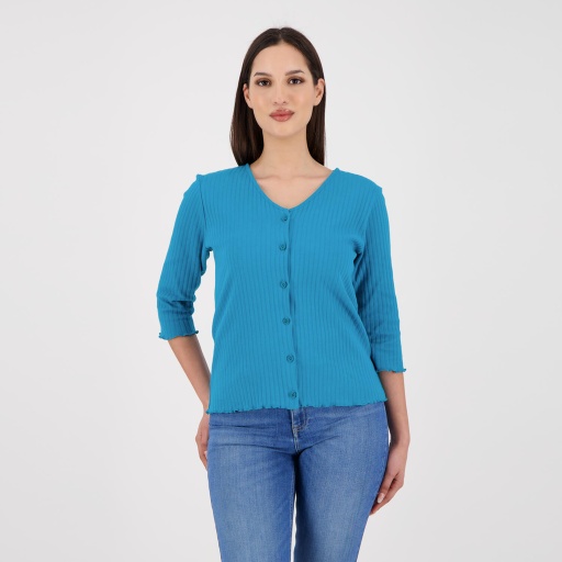 Gilet côtelé femme