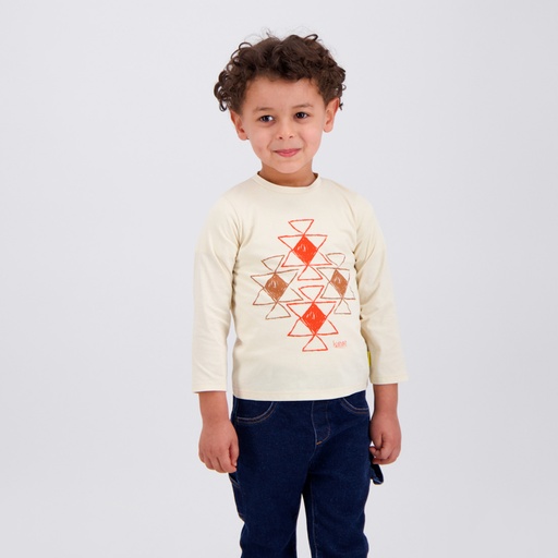 T-shirt bébé manches longues POISSON