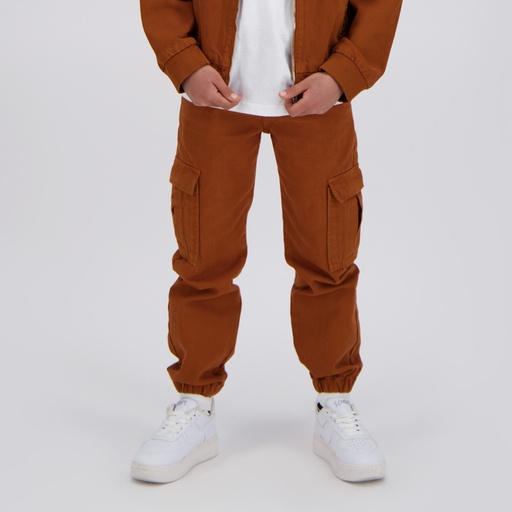 Cargo garçon en serge de coton