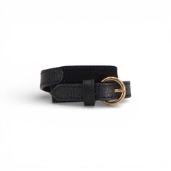 Jeans Noir & Cuir Noir