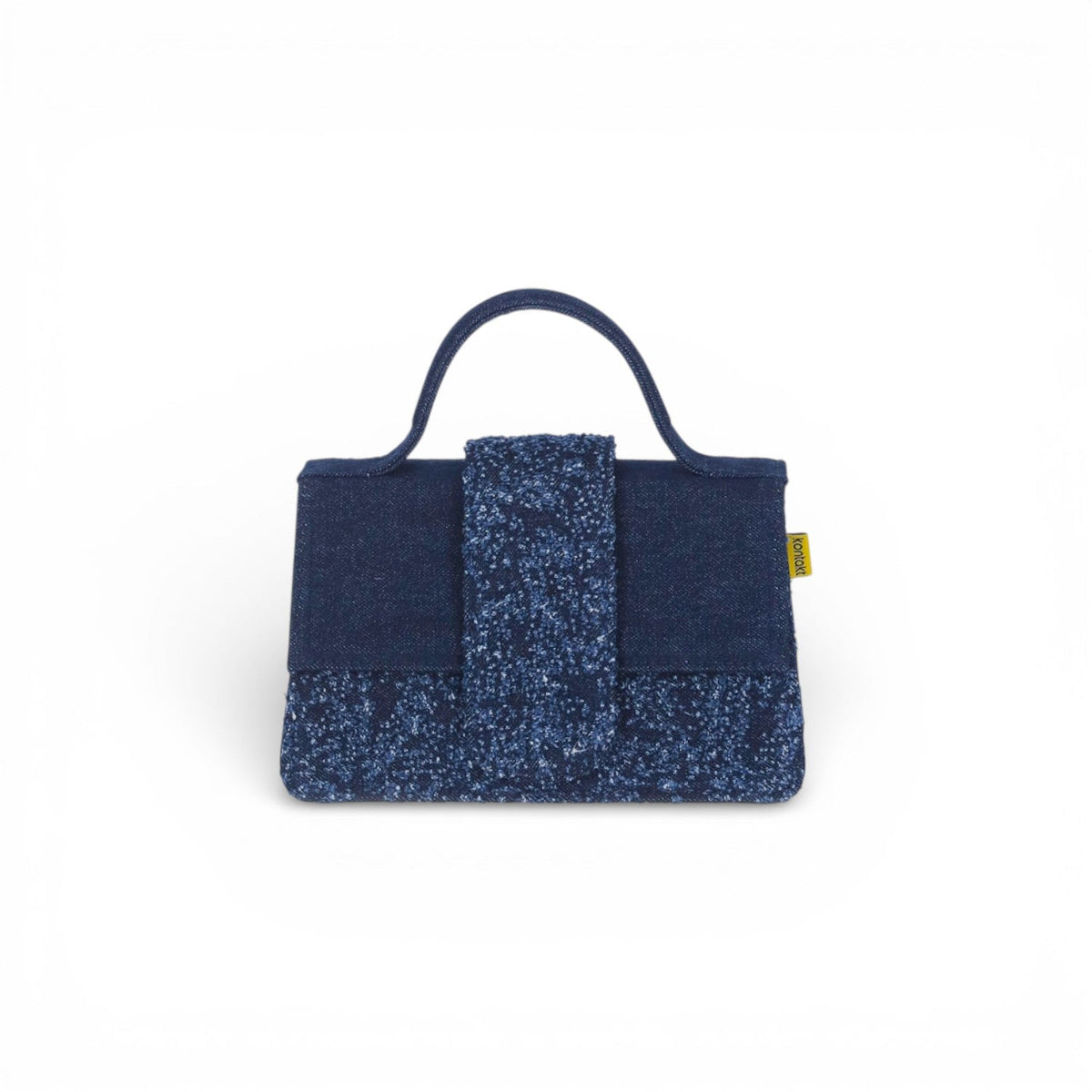 Sac Bambino femme en jeans et cuir