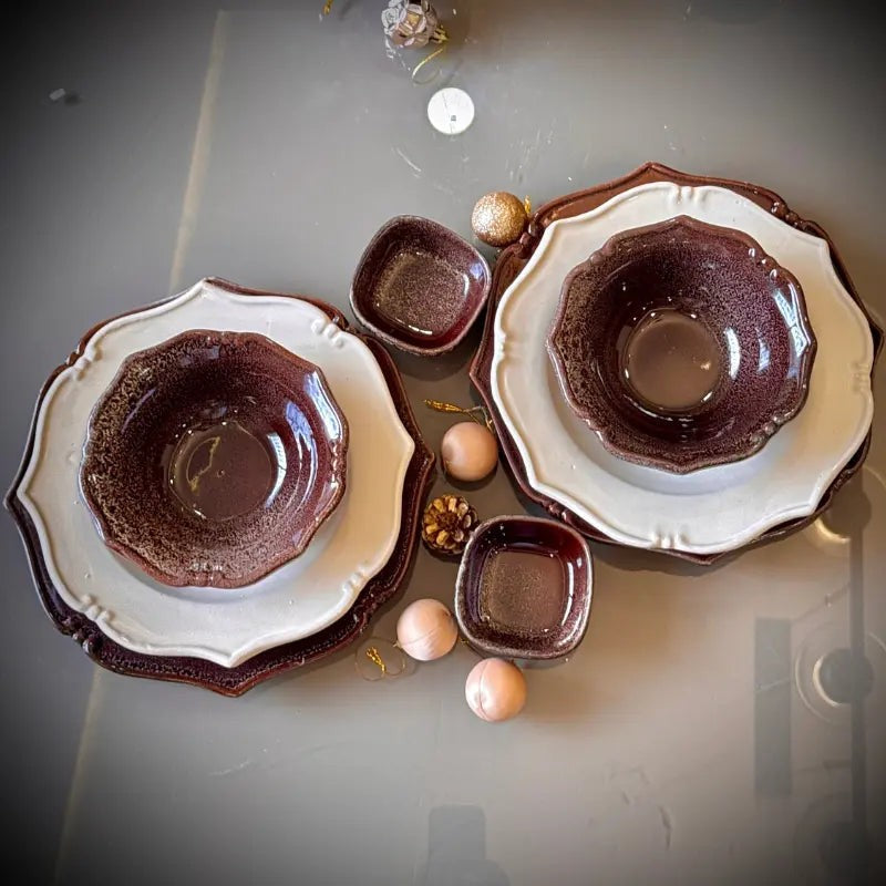 service de table chocolat