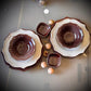 service de table chocolat