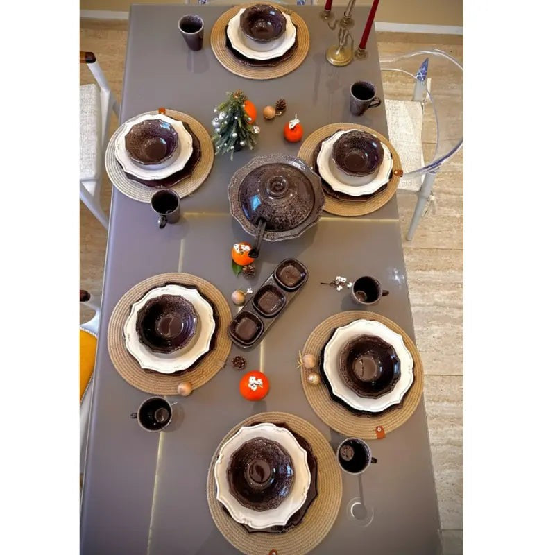 service de table chocolat
