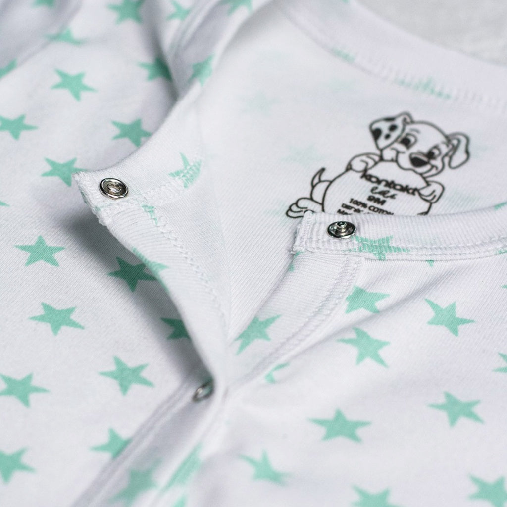 Blanc Imprimé Dots Marine