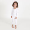 Blanc Imprimé Dots Rose