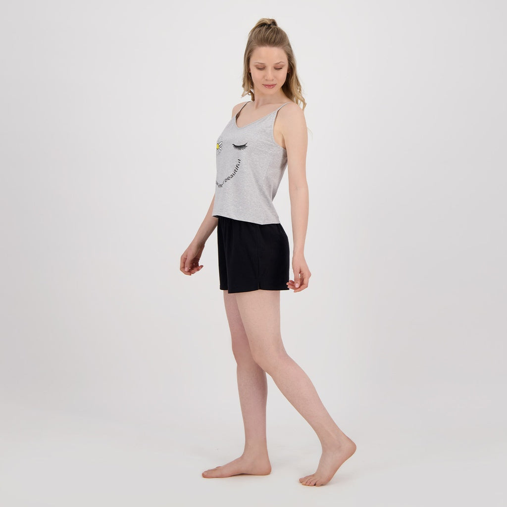 Gris Chiné & Noir