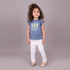 Bleu Jeans / Blanc