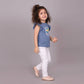 Bleu Jeans / Blanc