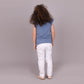 Bleu Jeans / Blanc