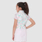 Blanc Imprimé Fleur