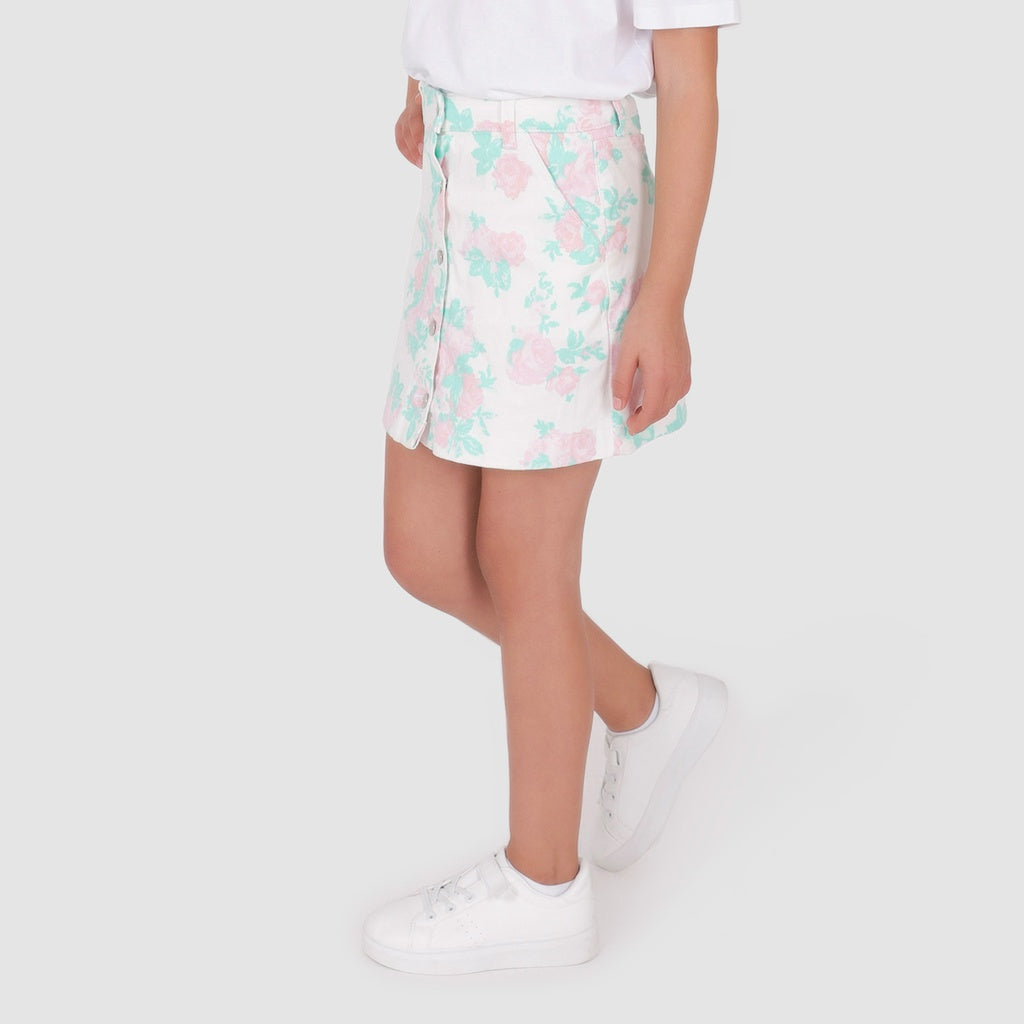 Blanc Imprimé Fleur