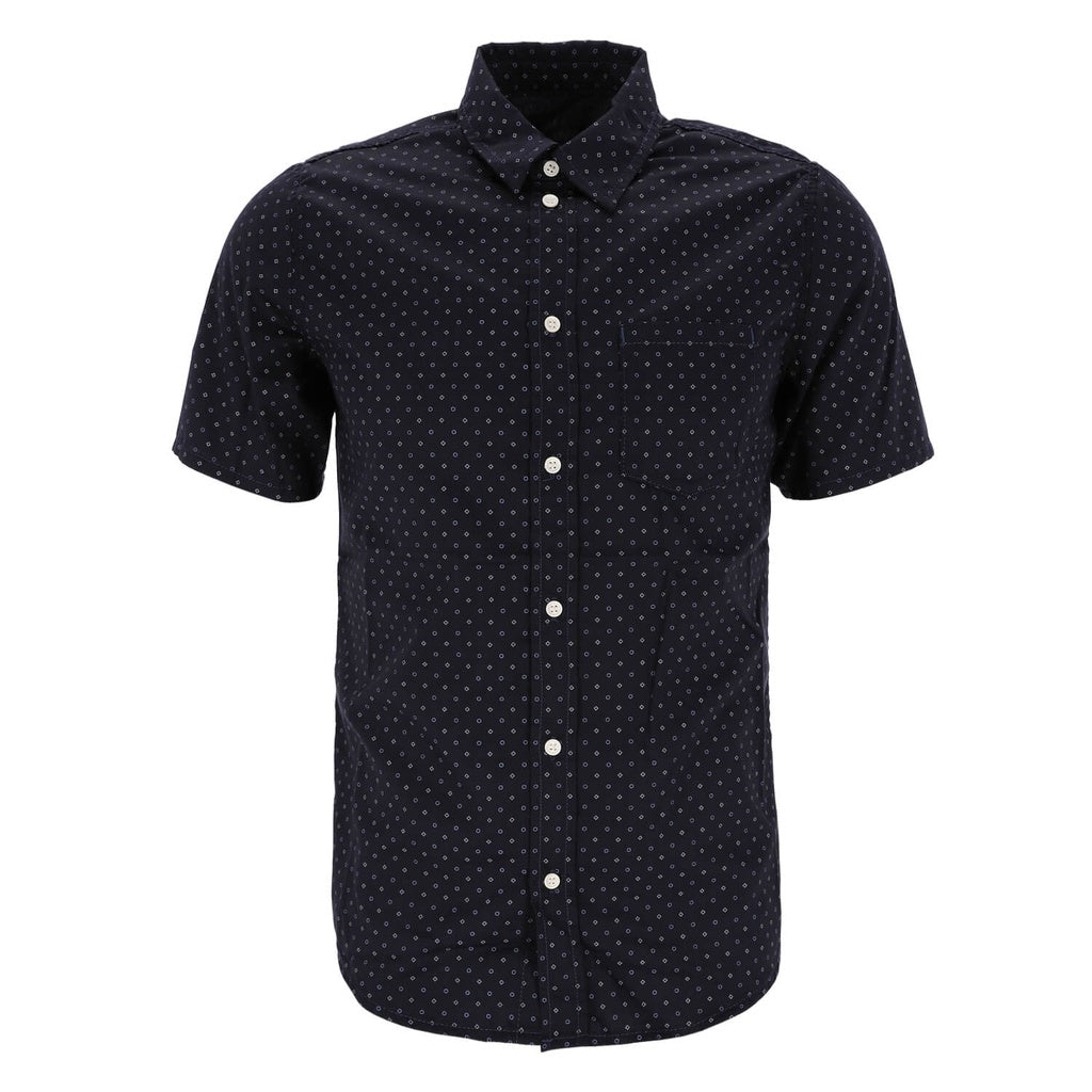 Bleu Foncé A Pois Blanc