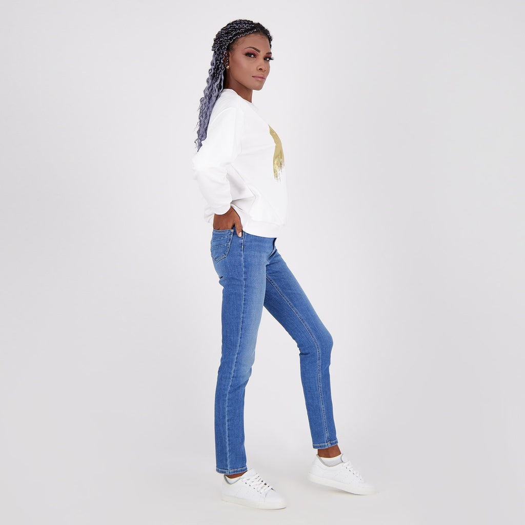 Jeans Bleu Moyen