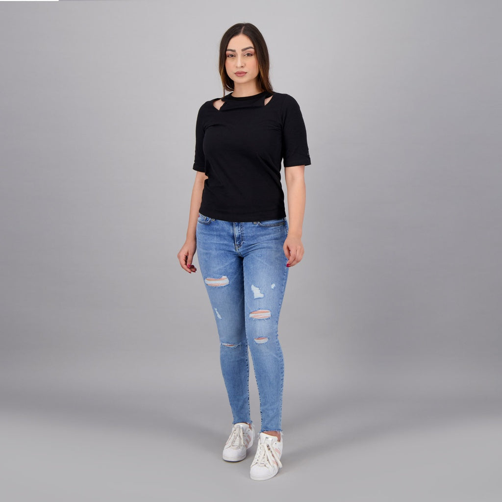 Jeans Bleu Moyen