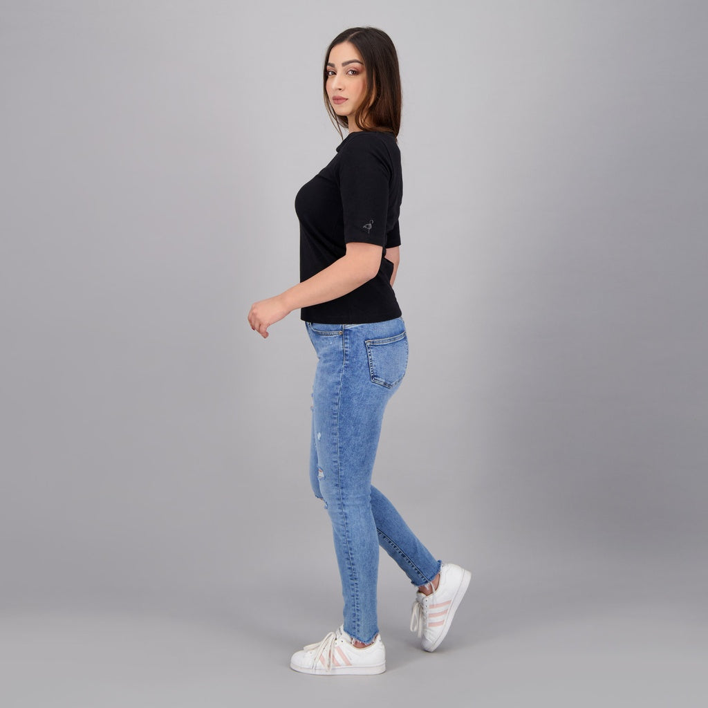 Jeans Bleu Moyen