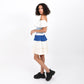 Bleu / Imprimé Étoile / Blanc Cassé