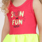 Rose Fuschia & Jaune Fluo
