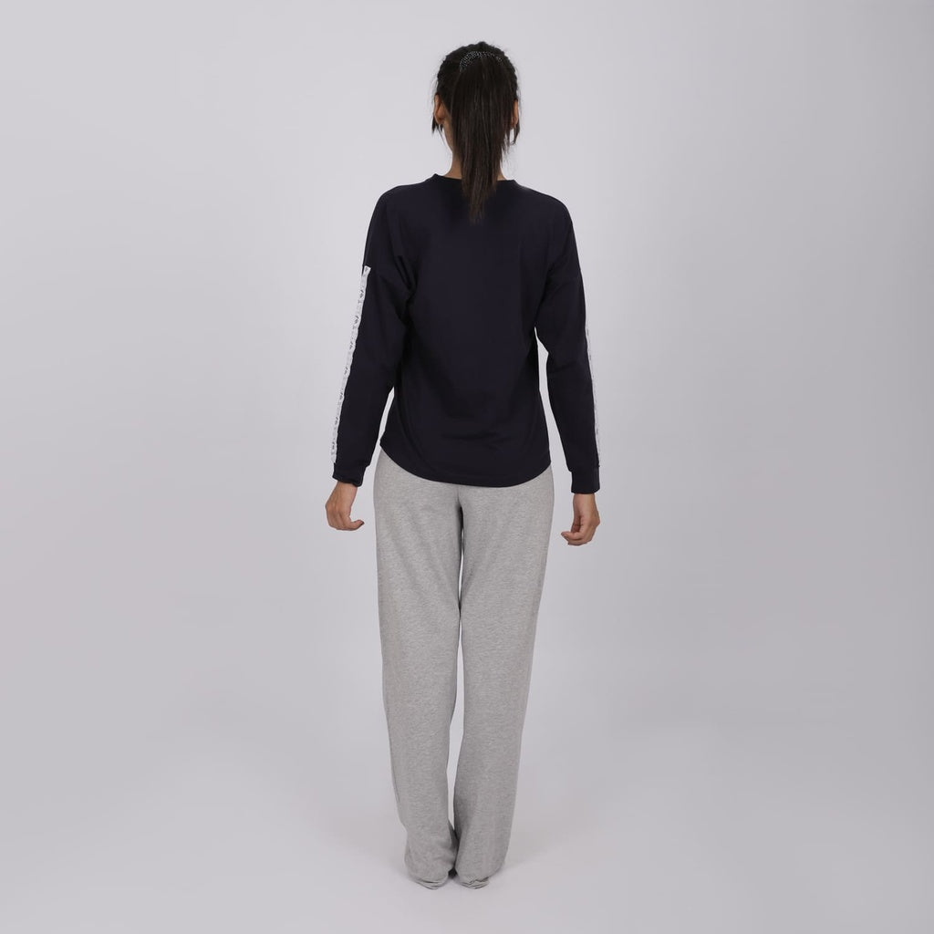Gris Chiné & Bleu Marine