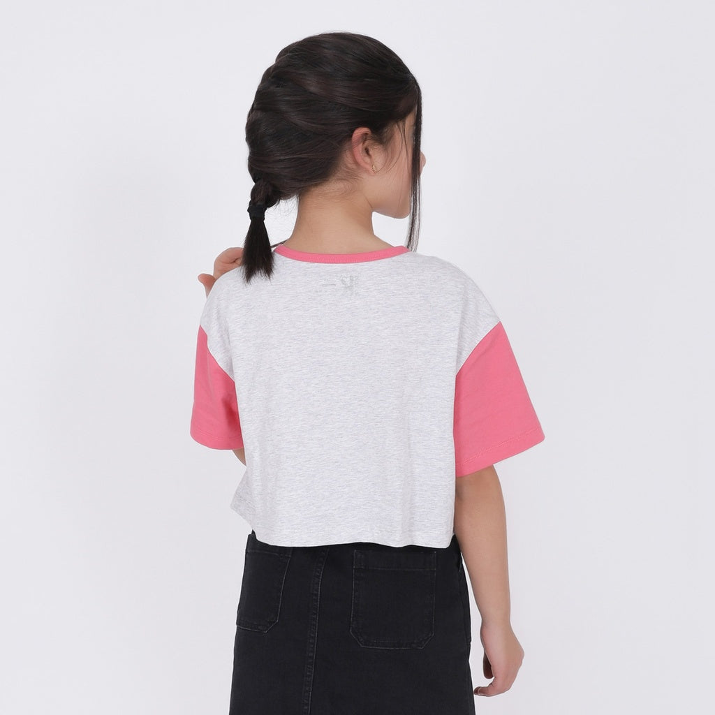 Gris Chiné / Rose Fuschia