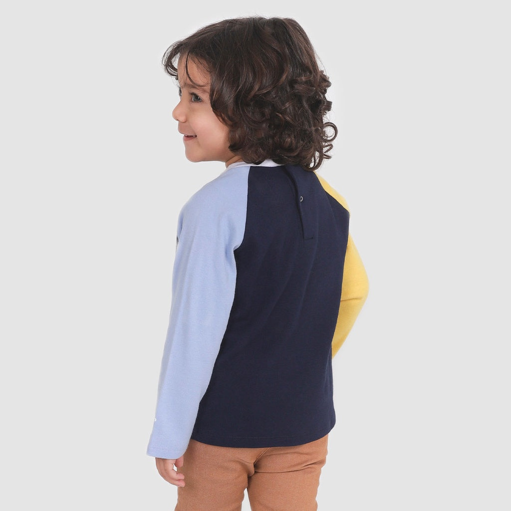 Bleu Marine / Jaune / Bleu Ciel