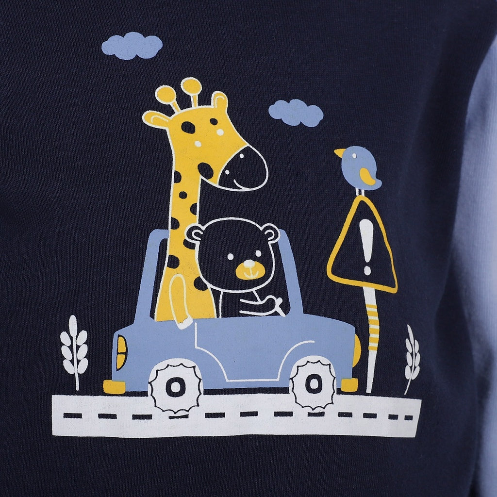 Bleu Marine / Jaune / Bleu Ciel