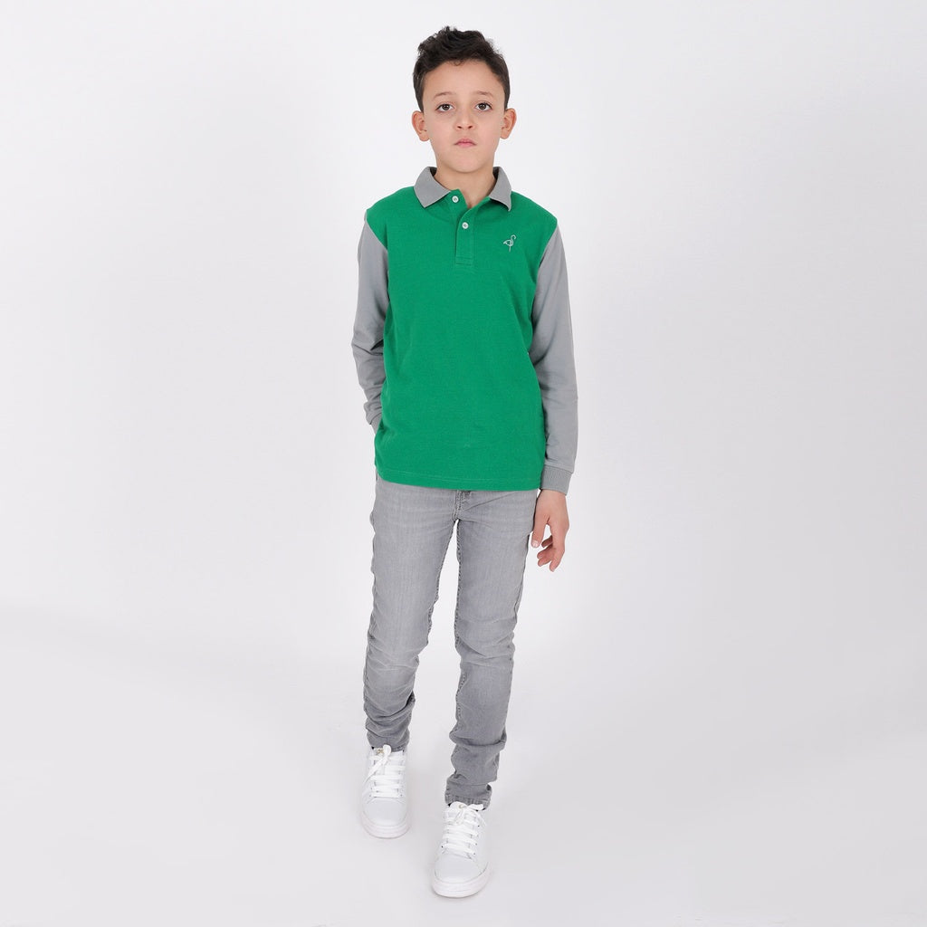 Vert & Gris Foncé