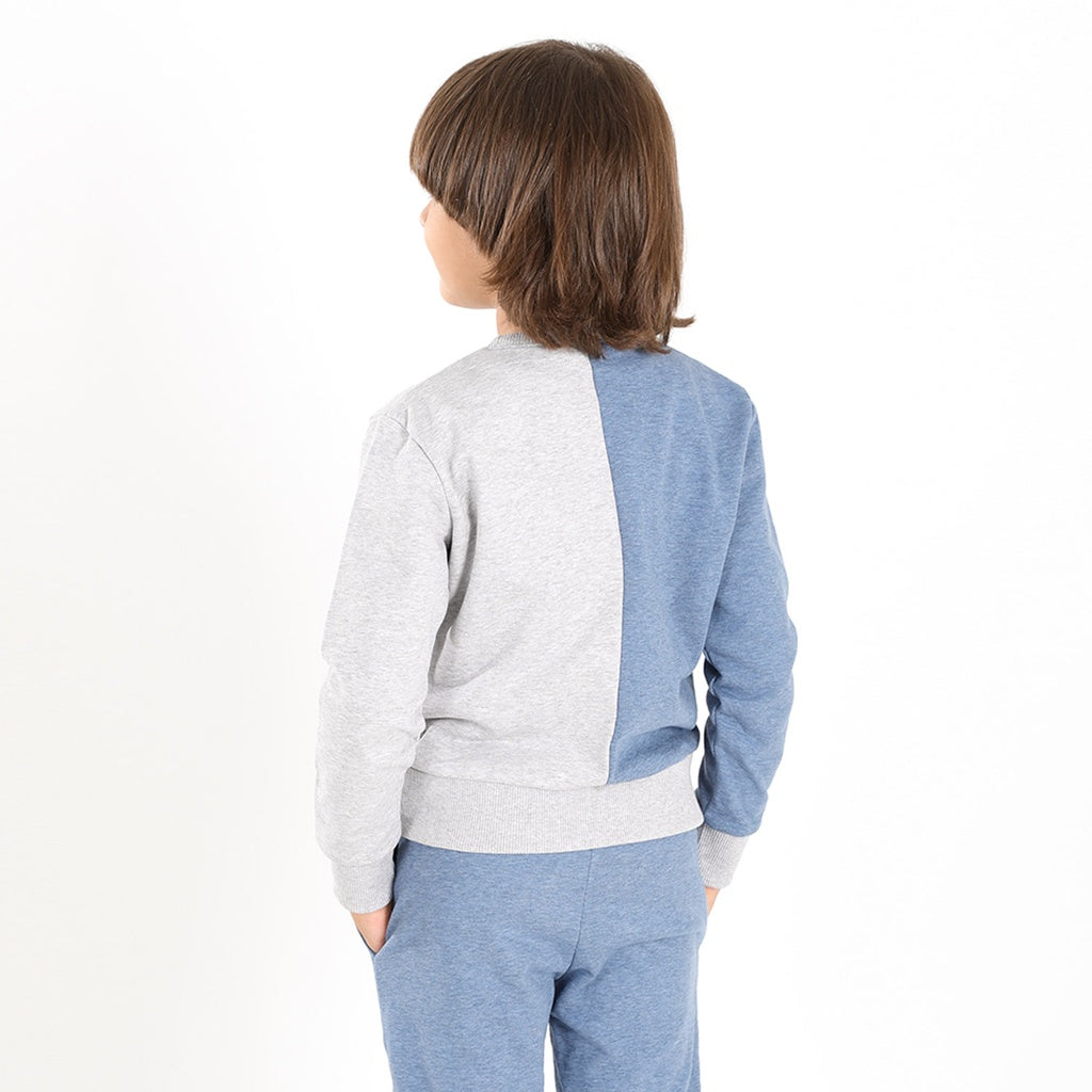Gris Chiné & Bleu Chiné