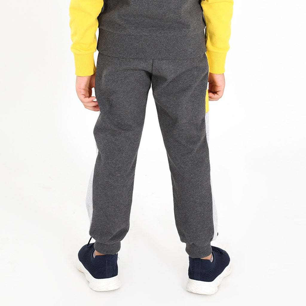 Gris Chiné Foncé & Jaune Moutarde & Gris Chiné