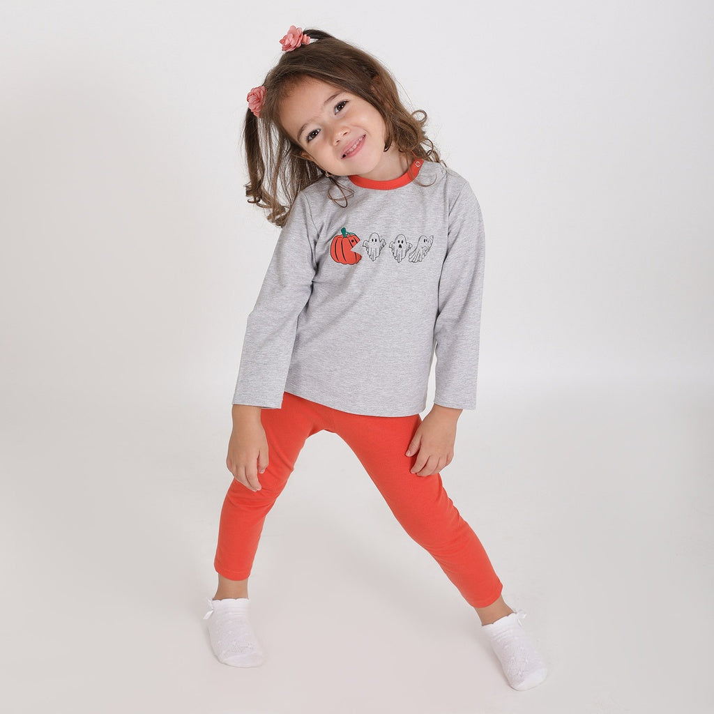Gris Chiné / Orangé